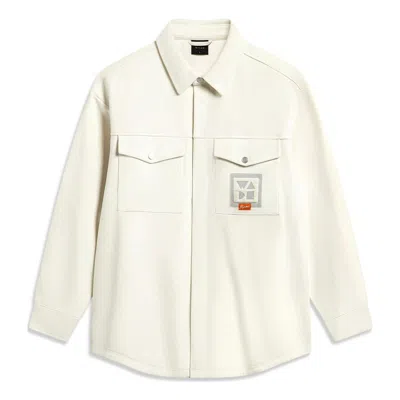 Li-ning X Way Series Lifestyle Shirt 'white Black' In Neutral