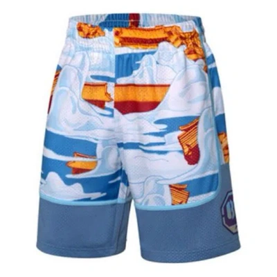 Li-ning X Xlarge Badfive Basketball Shorts 'multi-color' In Blue