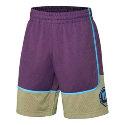 Li-ning Xlarge X Badfive Logo Basketball Shorts 'purple'