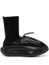 Li-ning Yunyou Fluffy High-top Sneakers In Black