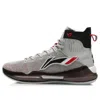 Li-ning Yushuai 13 'grey Cinnabar Red' In Gray