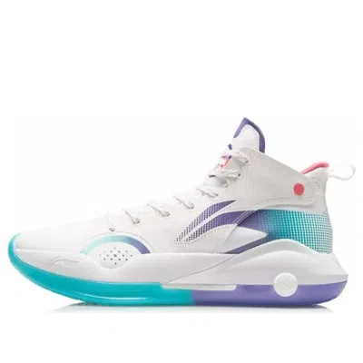 Li-ning Yushuai 15 'white Purple Turquoise' In Blue