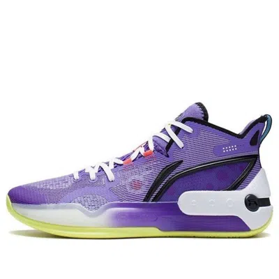 Li-ning Yushuai 16 Mid 'purple Yellow' In Blue