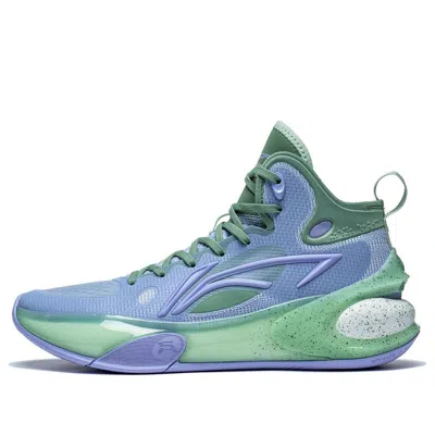 Li-ning Yushuai 17 Mid ' Purple Green' In Blue