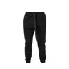 Lia Aram Men's Black Cotton Slim Trousers In Black