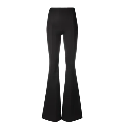 Lia Aram Women's Black Flared Scuba Pants