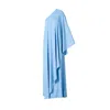 Lia Aram Women's Blue Mono Drape Bleu Gown In Blue