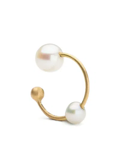 Lia Di Gregorio 18k Yelloe Gold Pearl Earcuff