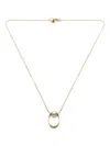 Lia Di Gregorio 18k Yellow Gold Ellisse Pearl Necklace In Gold