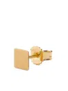 Lia Di Gregorio 18kt Yellow Gold Square Stud Earring In Gold