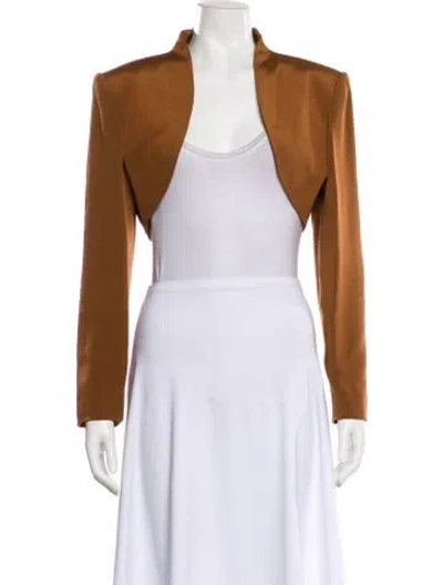 Pre-owned Liancarlo Couture Bolero In Brown