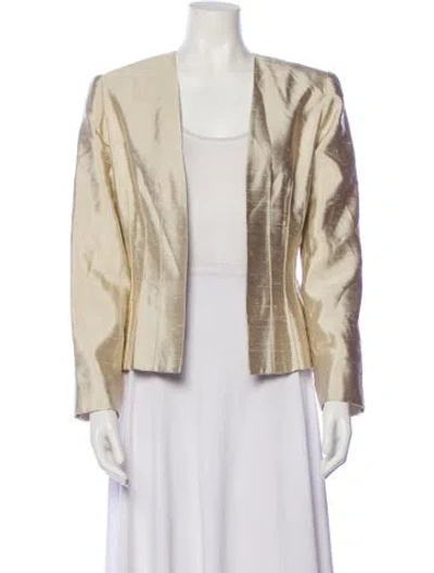 Pre-owned Liancarlo Couture Vintage 1980's Evening Jacket In Neutral