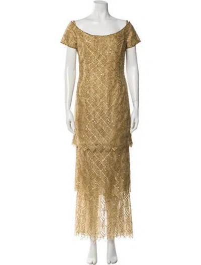 Pre-owned Liancarlo Couture Vintage Long Dress