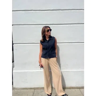 Libby Loves Light Camel Sunny Trousers In Neutral