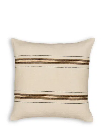 Libeco Belgian Striped Pillow Cover In Neutral