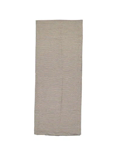 Libeco San Gabriel Stripe Duvet Cover In Brown