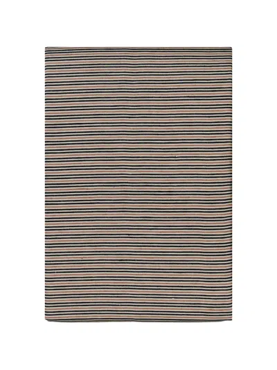 Libeco San Gabriel Striped Duvet Cover In Brown