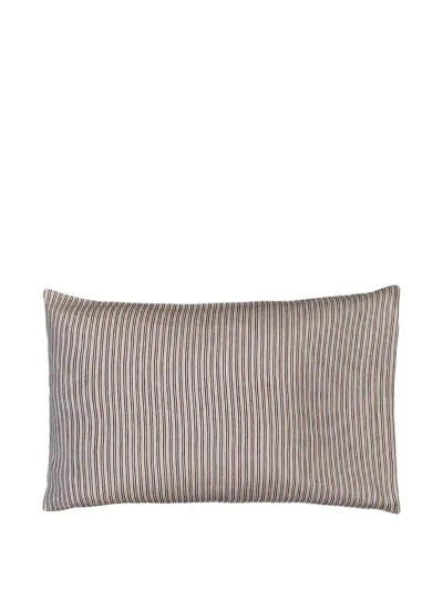 Libeco San Gabriel Striped Pillow Cover In Brown