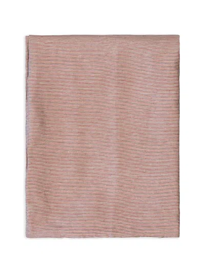 Libeco Swimmers Striped Duvet Cover In Red