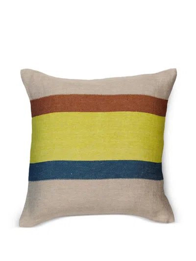 Libeco The Belgian Mercurio Stripe Pillow Cover In Neutral