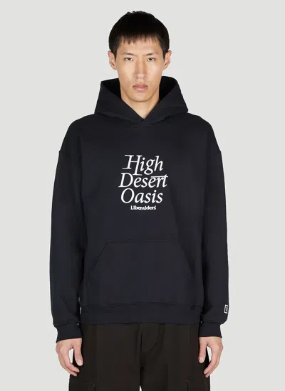 Liberaiders High Desert Hooded Sweatshirt In Black