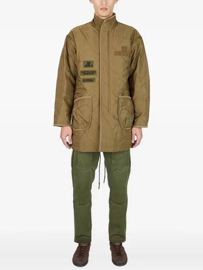 Liberaiders Quilted Patch Coat In Green