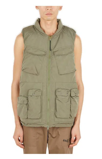 Liberaiders Utility Vest Ii Sleeveless Jacket In Green
