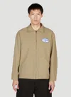 Liberaiders Cartoon-embroidery Jacket In Beige