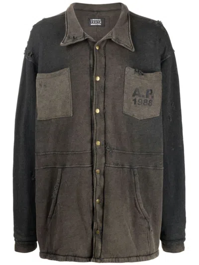 Liberal Youth Ministry Distressed Shirt In Black