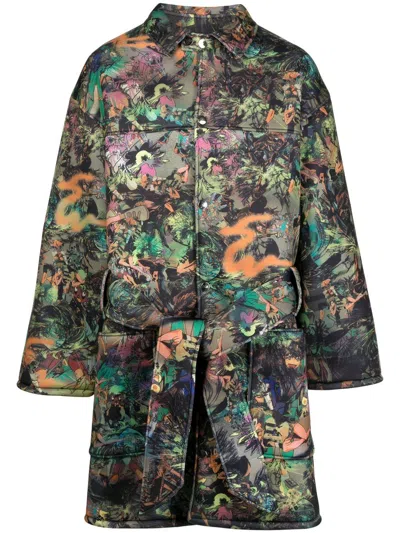 Liberal Youth Ministry Graphic-print Jacket In Green