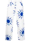 Liberal Youth Ministry Graphic-print Straight-leg Jeans In White