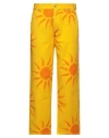 Liberal Youth Ministry Man Denim Pants Yellow Size S Cotton