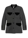 Liberowe Single-breasted Blazer - Women's - Cotton/wool/viscose/cupro In Gray