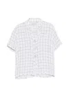 Liberowe Hetty Check-pattern Shirt In White