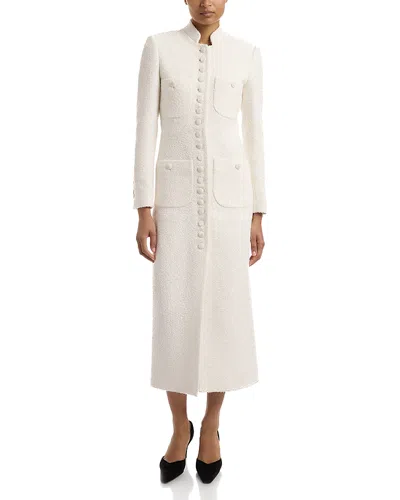 Liberowe Imperial Boucle Coat In White