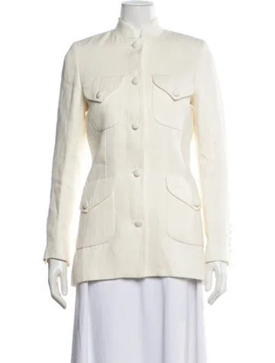 Pre-owned Liberowe Linen Jacket In Neutrals