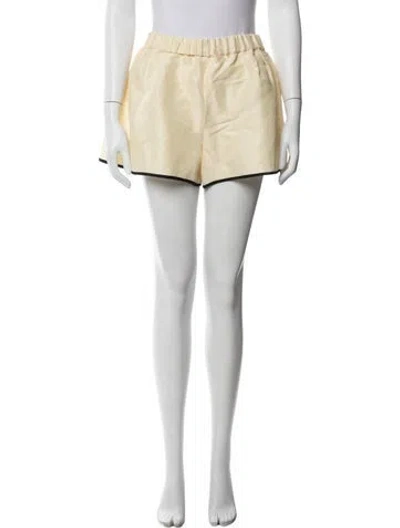 Pre-owned Liberowe Linen Mini Shorts In Neutrals