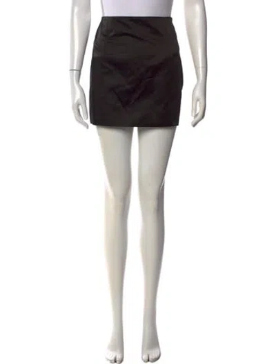 Pre-owned Liberowe Mini Skirt In Black