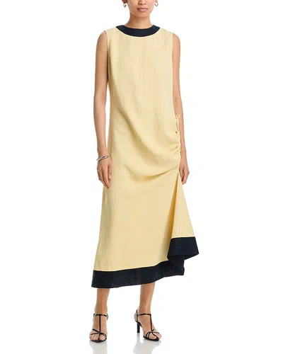 Liberowe Neera Midi Dress In Yellow