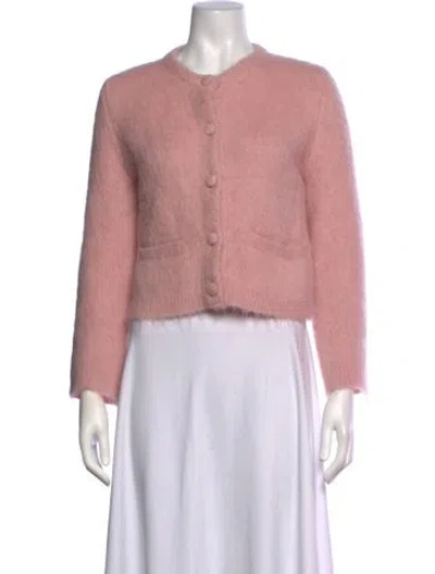 Pre-owned Liberowe Open Front Sweater In Pink