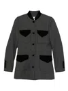 Liberowe Single-breasted Blazer In Gray