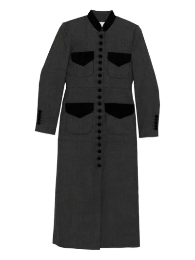 Liberowe Single-breasted Coat In Gray