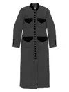 Liberowe Single-breasted Coat In Black