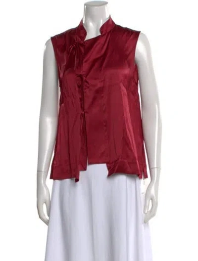Pre-owned Liberowe Sleeveless Top W/ Tags In Red