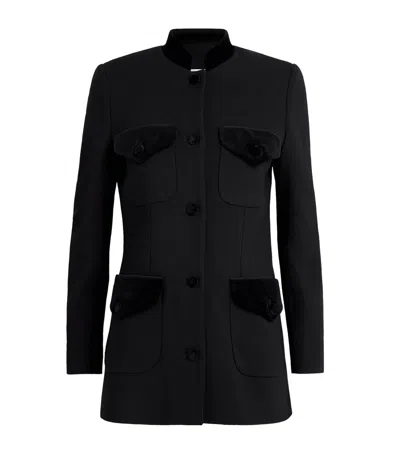 Liberowe Stretch-wool Raja Signature Jacket In Black