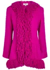 Liberowe The Banker Shaggy-knit Bouclé Jacket In Pink
