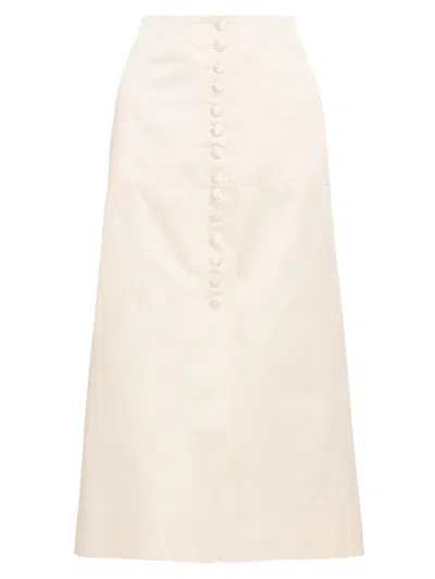 Liberowe Women's Maha Button Midi-skirt In Pink