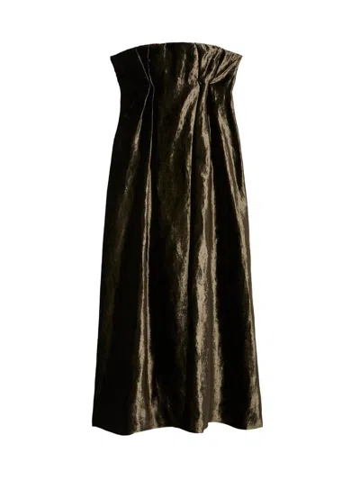 Liberowe Women's Nava Strapless Dress In Brown
