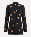 LIBEROWE LIBEROWE WOMEN'S RAJA BLACK AND BRONZE WOOL JACKET