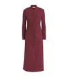 Liberowe Wool-blend Imperial Coat In Burgundy